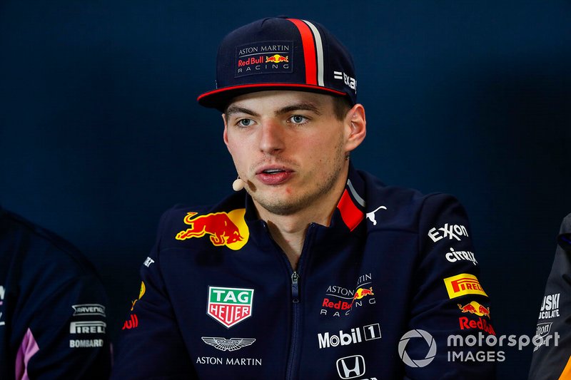 Press conference, Max Verstappen, Red Bull Racing 