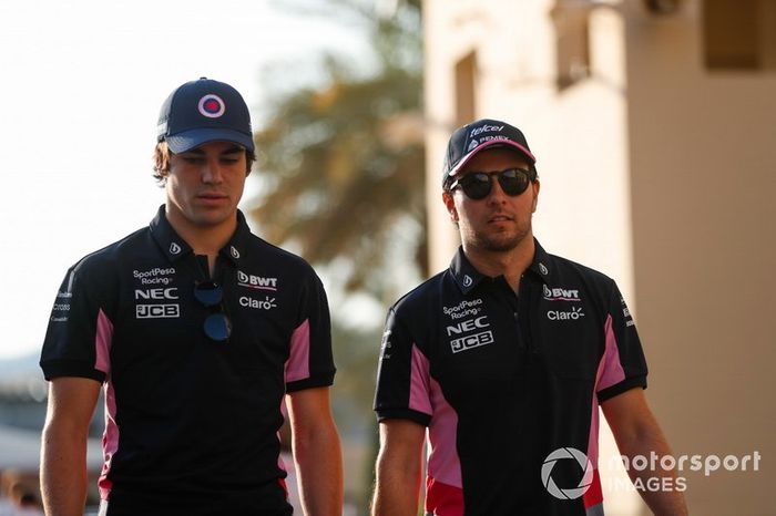 Lance Stroll, Racing Point, and Sergio Perez, Racing Point 