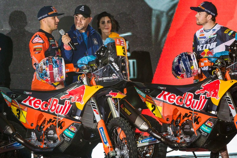 #3 Red Bull KTM Factory Racing: Sam Sunderland, #2 Red Bull KTM Factory Racing: Matthias Walkner