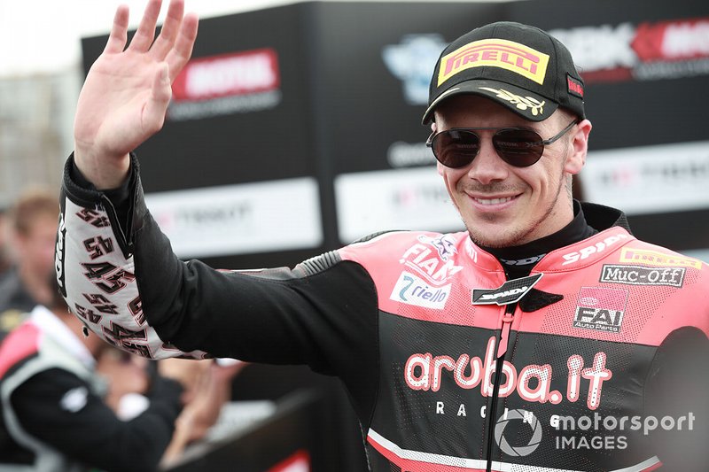 Second place Scott Redding, Aruba.it Racing Ducati