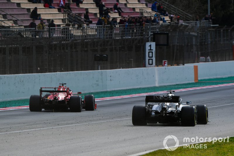 Charles Leclerc, Ferrari SF1000, Valtteri Bottas, Mercedes F1 W11