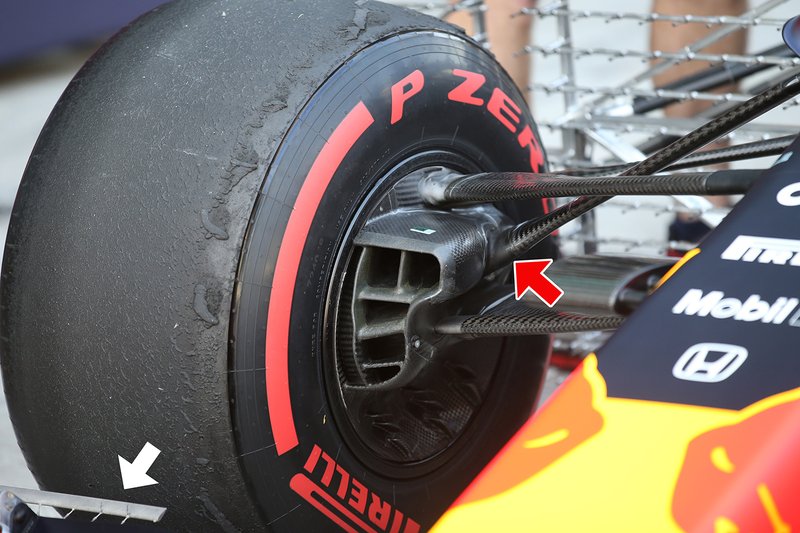 Red Bull Racing RB15 ön süspansiyon detay