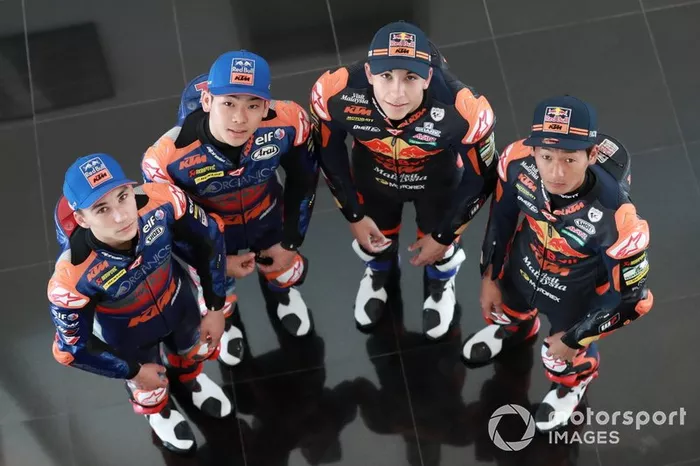 Can Oncu, Ayuma Ayumu Sasaki, Raul Fernandez, Kato Kaito Toba, Red Bull KTM Ajo
