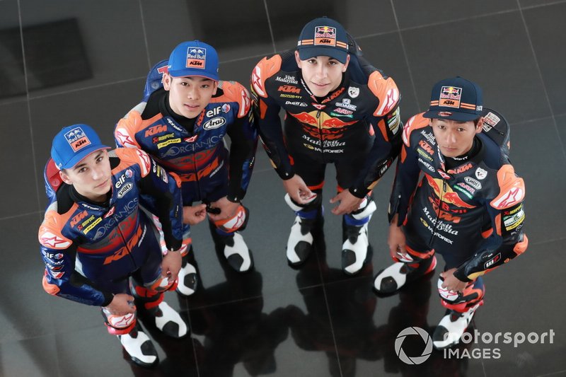 Can Oncu, Ayuma Ayumu Sasaki, Raul Fernandez, Kato Kaito Toba, Red Bull KTM Ajo