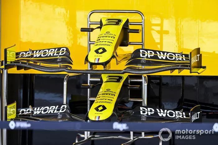 Alerones delanteros de Renault F1 