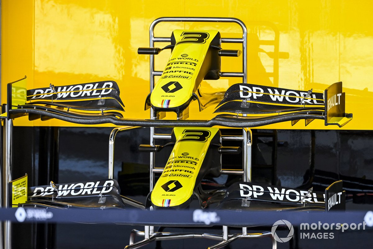 Alerones delanteros de Renault F1