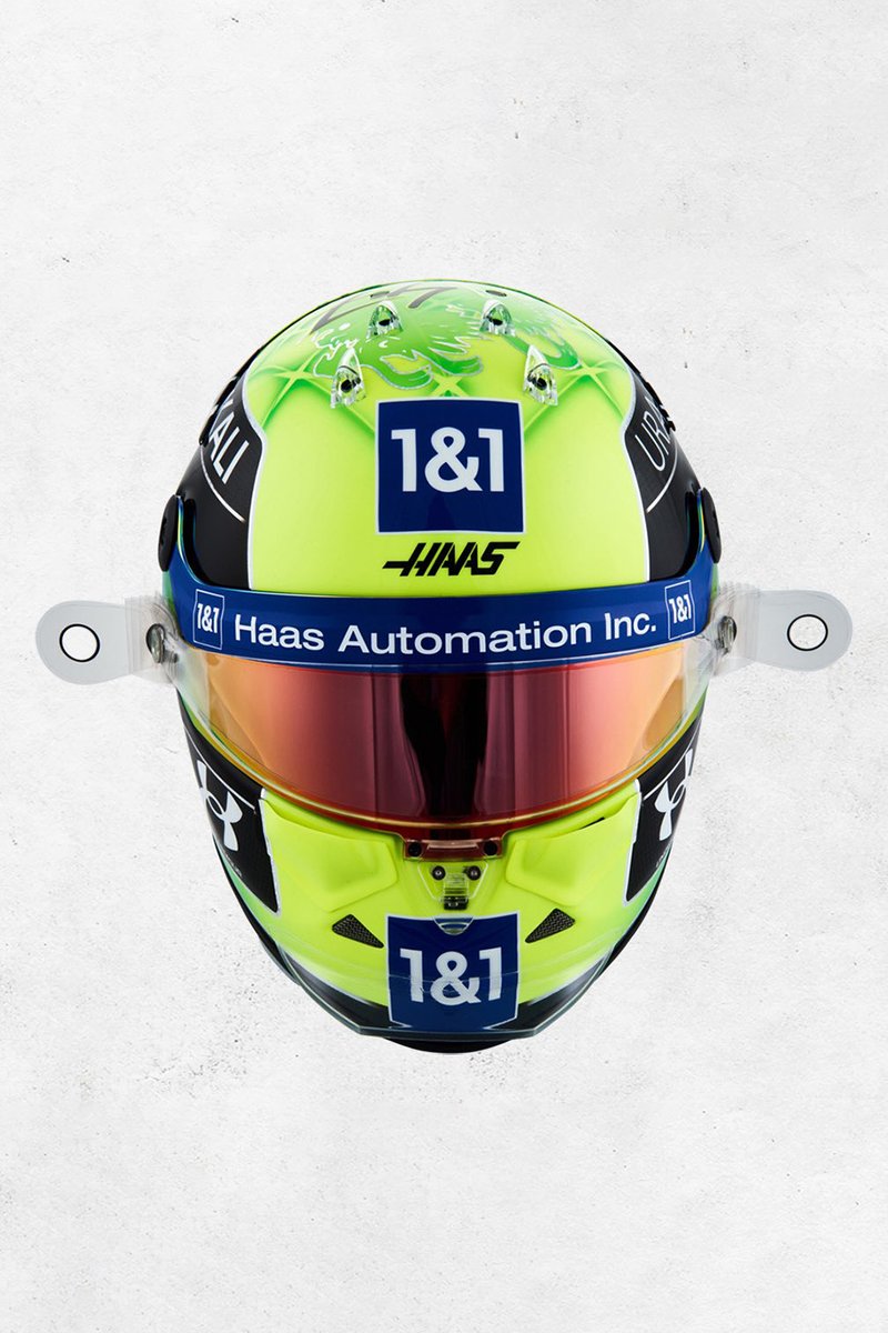 Mick Schumacher, Haas casco F1 para la temporada 2021