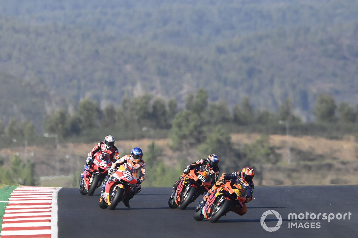 Pol Espargaró, Brad Binder, Álex Márquez et Andrea Dovizioso