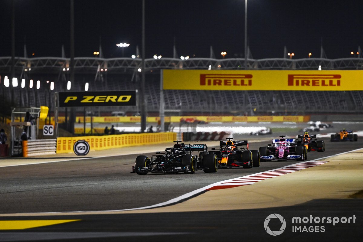 Lewis Hamilton, Mercedes F1 W11, Max Verstappen, Red Bull Racing RB16, Sergio Pérez, Racing Point RP20