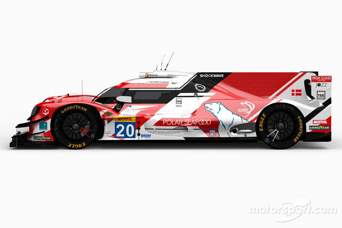 High Class Racing Oreca 07 LMP2: Jan Magnussen, Anders Fjordbach e Dennis Andersen