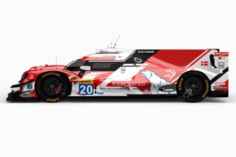 High Class Racing Oreca 07 LMP2: Jan Magnussen, Anders Fjordbach and Dennis Andersen