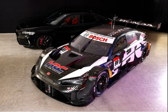 ホンダ シビック タイプR-GT スタンレー SUPER GT 2024 STANLEY TEAM KUNIMITSU、シビック・タイプR-GTの本戦カラー
