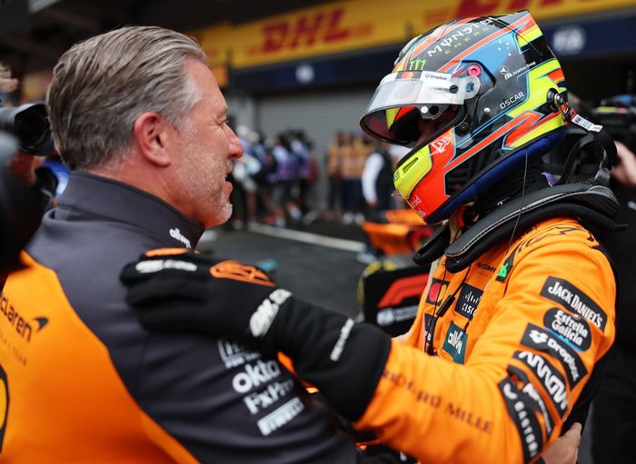 Oscar Piastri, McLaren, Zak Brown, McLaren
