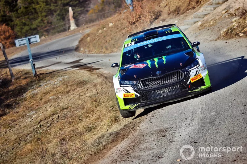 Oliver Solberg, Elliott Edmondson, Skoda Fabia Evo Rally2