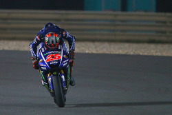 Maverick Viñales, Yamaha Factory Racing issing his Yamaha