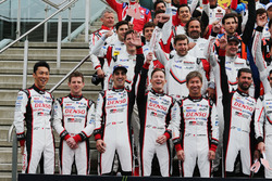 Kazuki Nakajim, Anthony Davidson, Sebastien Buemi, Mike Conway, Kamui Kobayashi, Jose Maria Lopez, TOYOTA GAZOO Racing