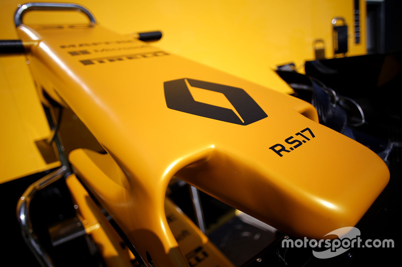 Die Nase des Renault RS17