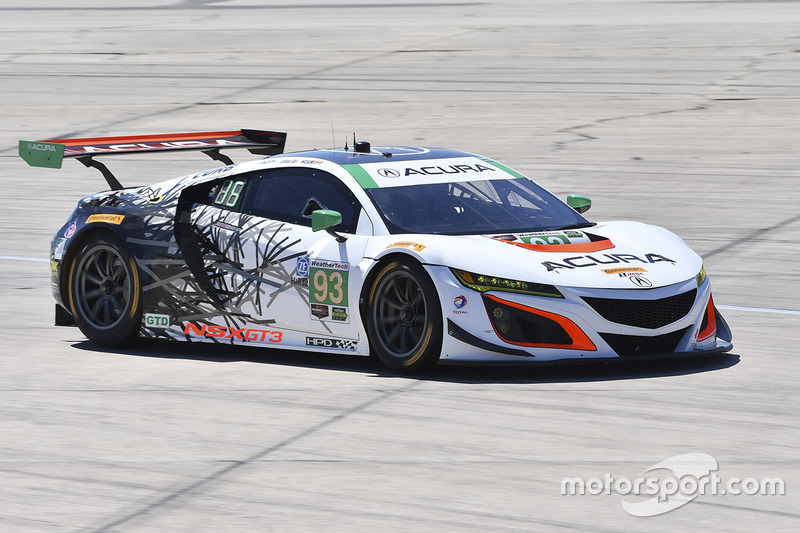 #93 Michael Shank Racing, Acura NSX: Andy Lally, Katherine Legge, Mark Wilkins