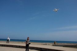 Il drone in volo