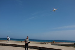 Il drone in volo