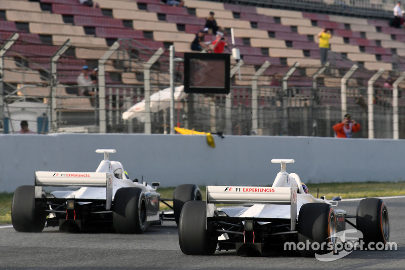 Patrick Friesacher, F1 Experiences 2-Seater driver and Zsolt Baumgartner, F1 Experiences 2-Seater driver