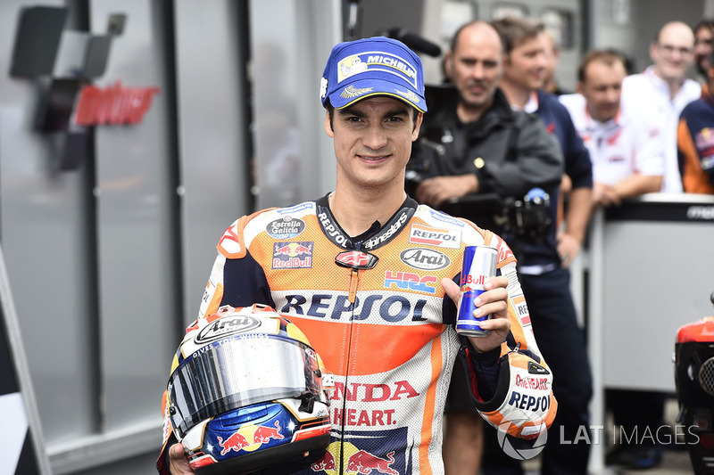 Dani Pedrosa terminou em terceiro lugar.