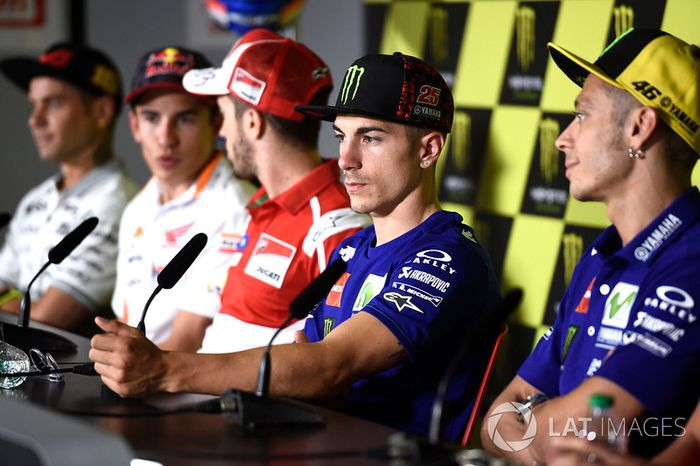 Bautista, Márquez, Dovizioso, Viñales y Rossi