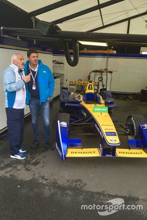 Roberto Diacetti, presidente di EUR SpA, nei garage