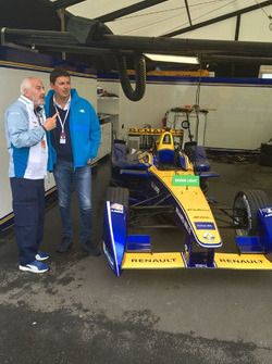 Roberto Diacetti, presidente di EUR SpA, nei garage