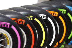 The full selection of Pirelli tyre compounds