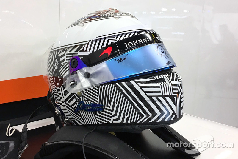 Helmet of Fernando Alonso, McLaren