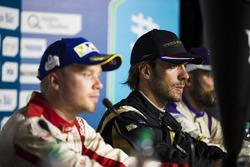 Felix Rosenqvist, Mahindra Racing, Jean-Eric Vergne, Techeetah, and Jose Maria Lopez, DS Virgin Raci