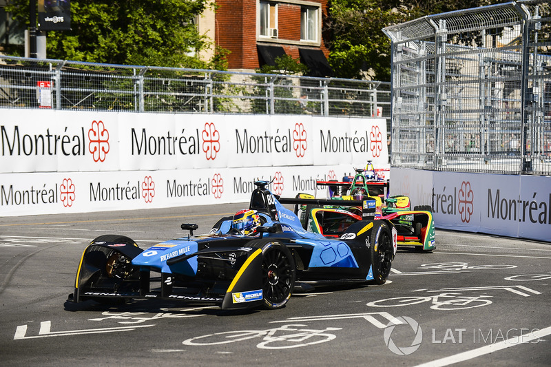 Sébastien Buemi, Renault e.Dams, y Daniel Abt, ABT Schaeffler Audi Sport