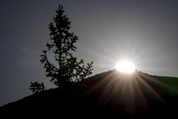 Amanecer sobre Pikes Peak