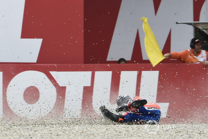 La caduta di Scott Redding, Pramac Racing