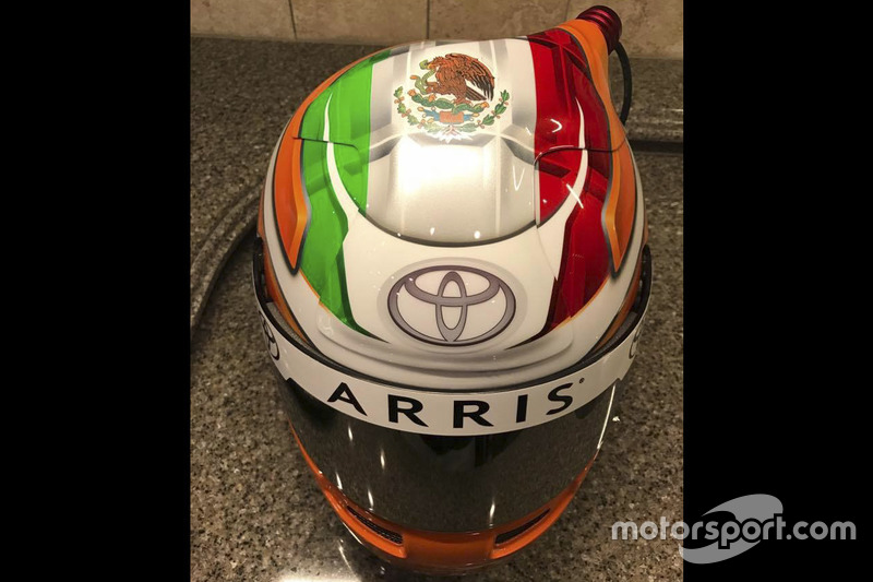 Casco de Daniel Suárez, Joe Gibbs Racing