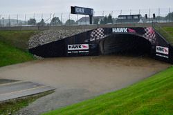 A flooded tunnel at Road America