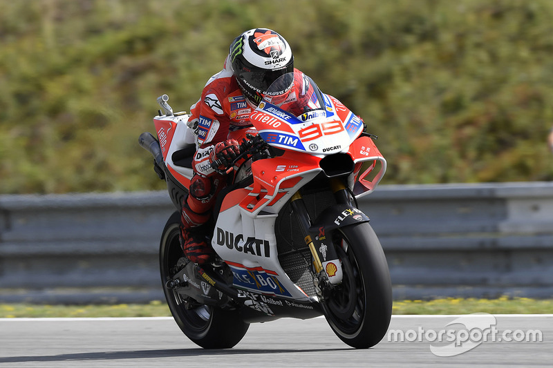 Jorge Lorenzo, Ducati Team, mit neuer Verkleidung