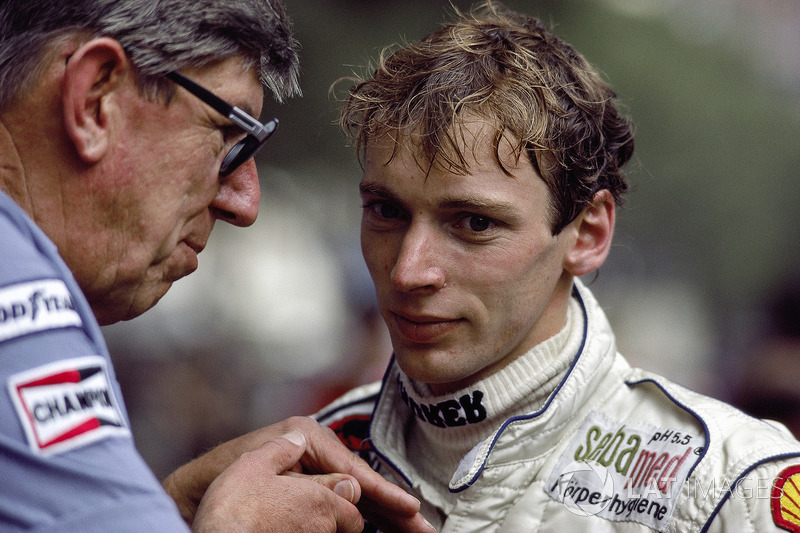 Stefan Bellof, Tyrrell, mit Ken Tyrrell