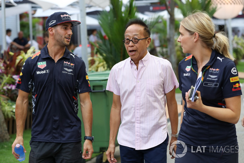 Daniel Ricciardo, Red Bull Racing, Ong Beng Seng, Eigentümer Hotel Properties Ltd