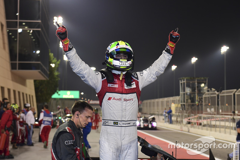 Vincitori della gara #8 Audi Sport Team Joest Audi R18: Lucas di Grassi, Loic Duval, Oliver Jarvis