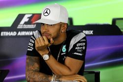 Lewis Hamilton, Mercedes AMG F1 during the press conference