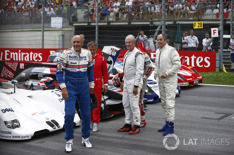 Hans-Joachim Stuck, Jean Alesi, Helmut Marko, Tom Kristensen, Gerhard Berger