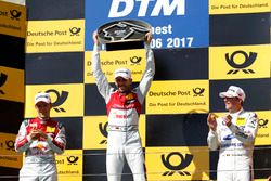 Podium: Race winner René Rast, Audi Sport Team Rosberg, Audi RS 5 DTM