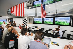 McLaren adopts a distinctly American feel in the hospitality area, in celebration of their participation in the Indy 500, Fernando Alonso, McLaren