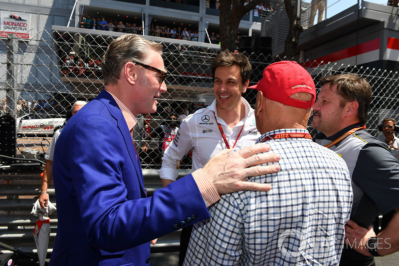Niki Lauda, Mercedes AMG F1 Non-Executive Chairman, Toto Wolff, Mercedes AMG F1 Director of Motorspo