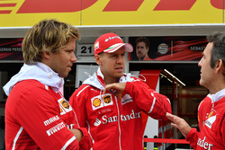 Sebastian Vettel, Ferrari with his trainer Antti Kontsas