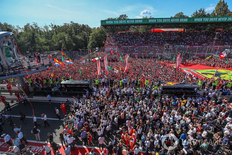 Podio del GP de Italia