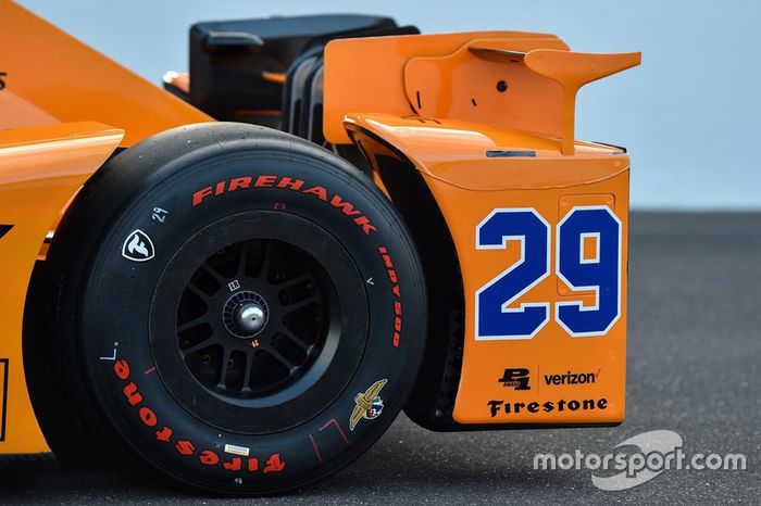 El coche de Fernando Alonso, Andretti Autosport Honda