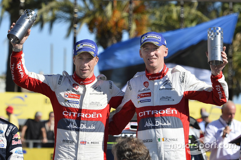 Il vincitori Kris Meeke, Paul Nagle, Citroën C3 WRC, Citroën World Rally Team
